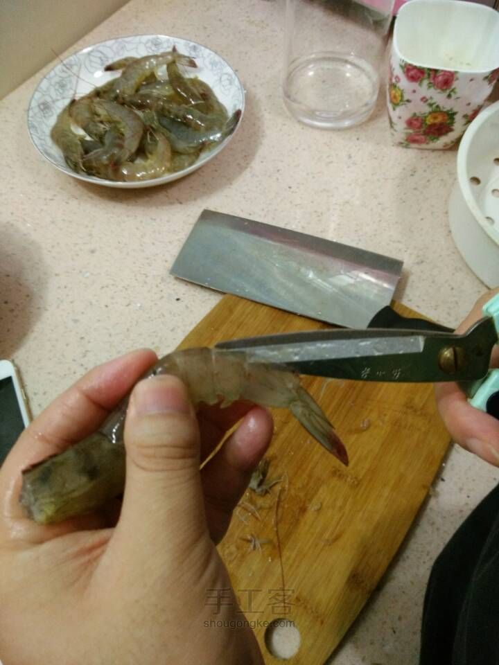 蒜蓉大虾 第4步