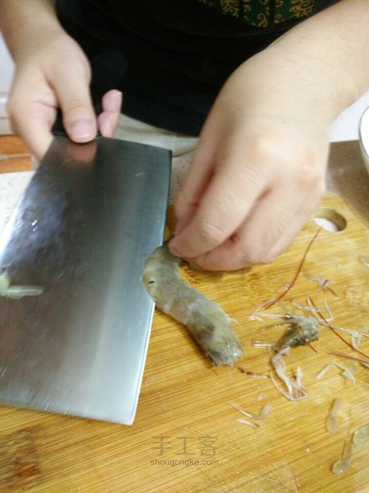 蒜蓉大虾 第5步