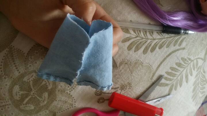 一套粗糙的娃衣 第14步