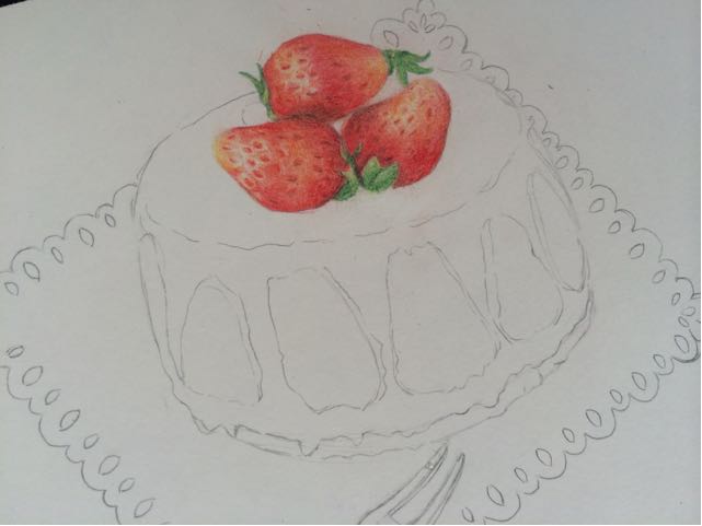 甜甜的草莓🍓蛋糕 第2步