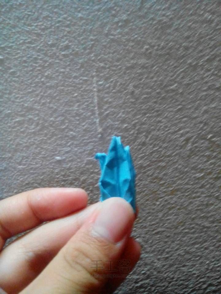 千纸鹤的折法 第21步