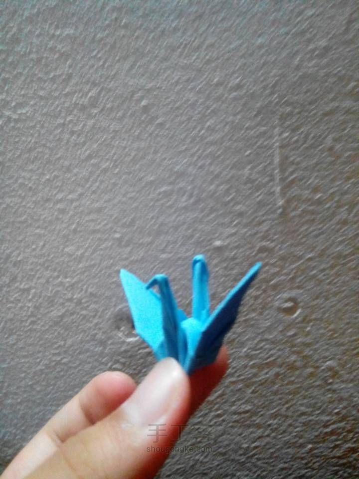 千纸鹤的折法 第22步