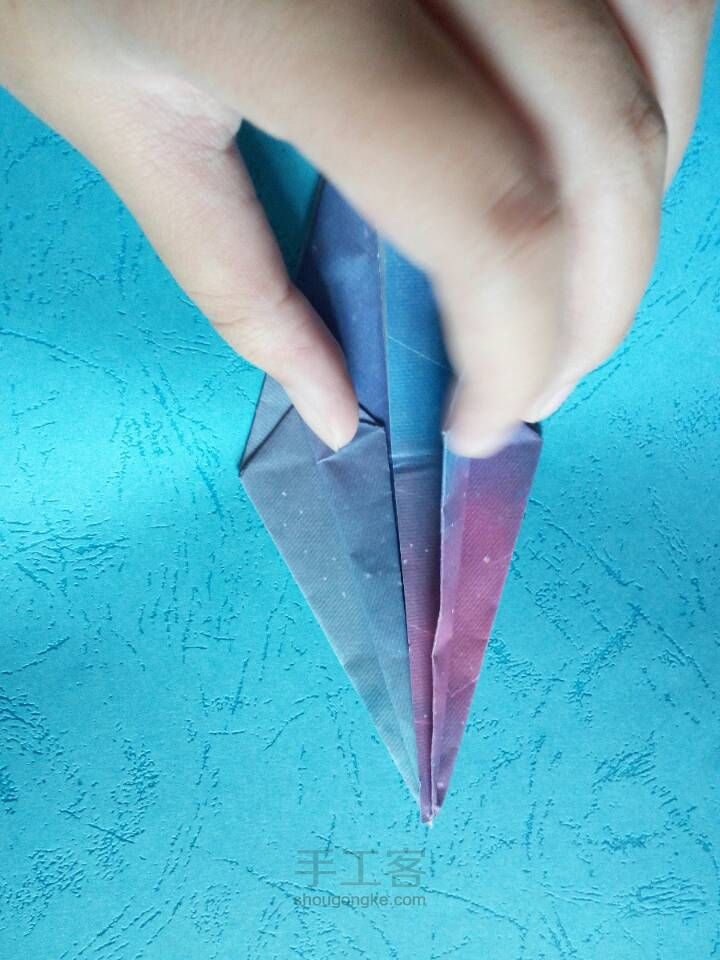 详细千纸鹤叠法 第24步