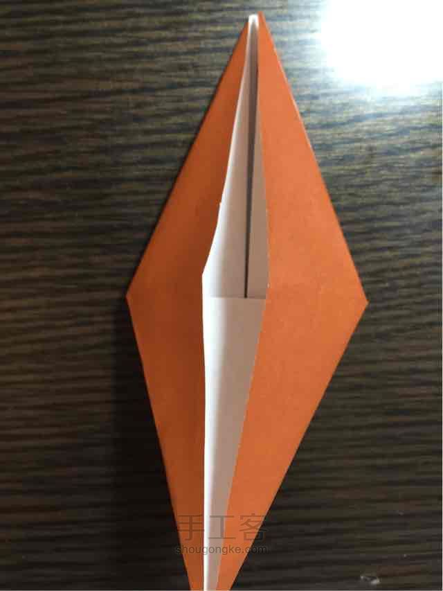 【小蝎折纸篇】二：千纸鹤 第12步
