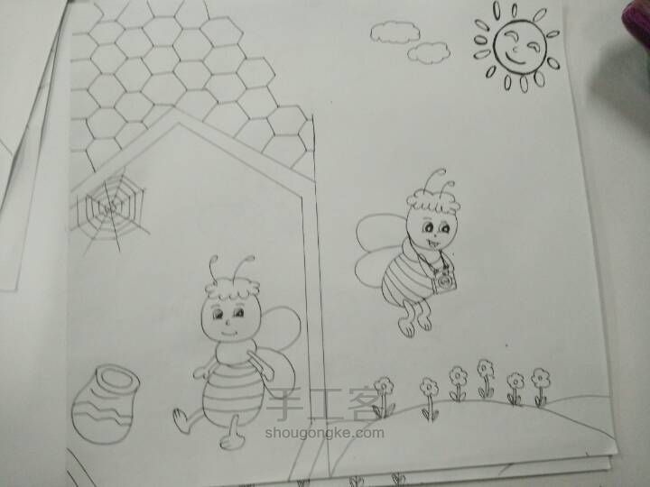 为孩子自制的绘本 《幸福的咔嚓声》 第3步