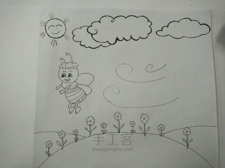 为孩子自制的绘本 《幸福的咔嚓声》 第1步