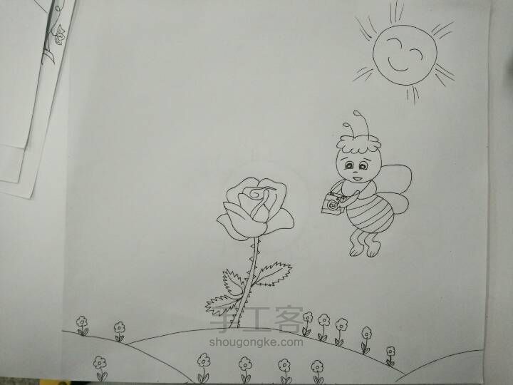 为孩子自制的绘本 《幸福的咔嚓声》 第5步