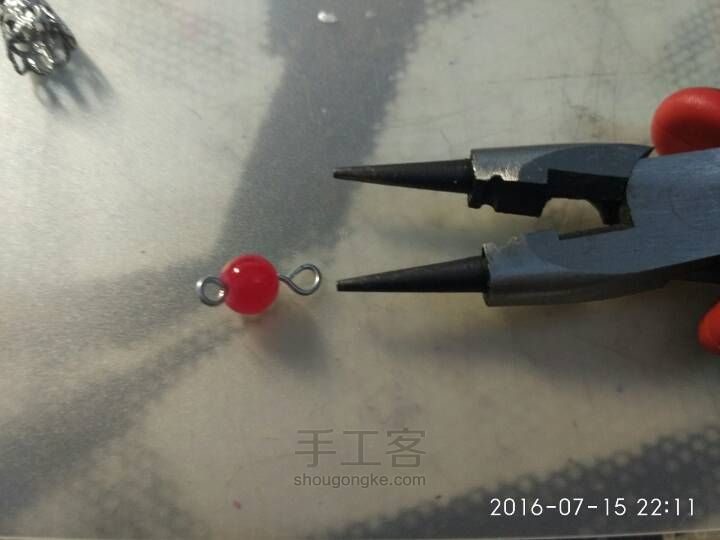 【赤恋】原创古风发簪教程 第9步