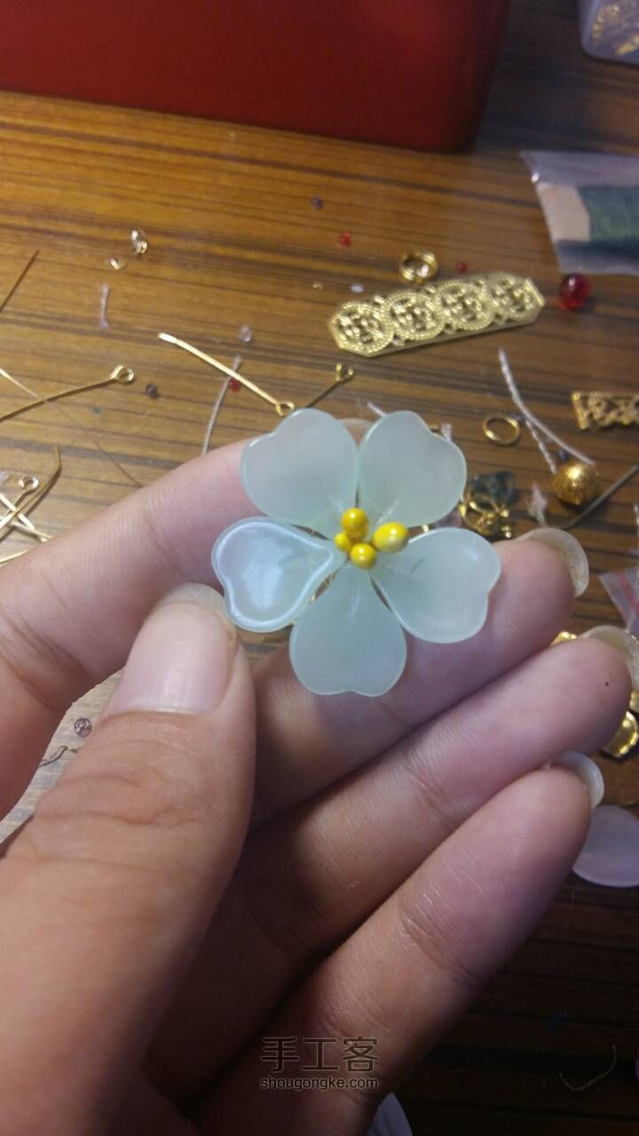 【清风信子】蝴蝶流苏·夹梳 第3步