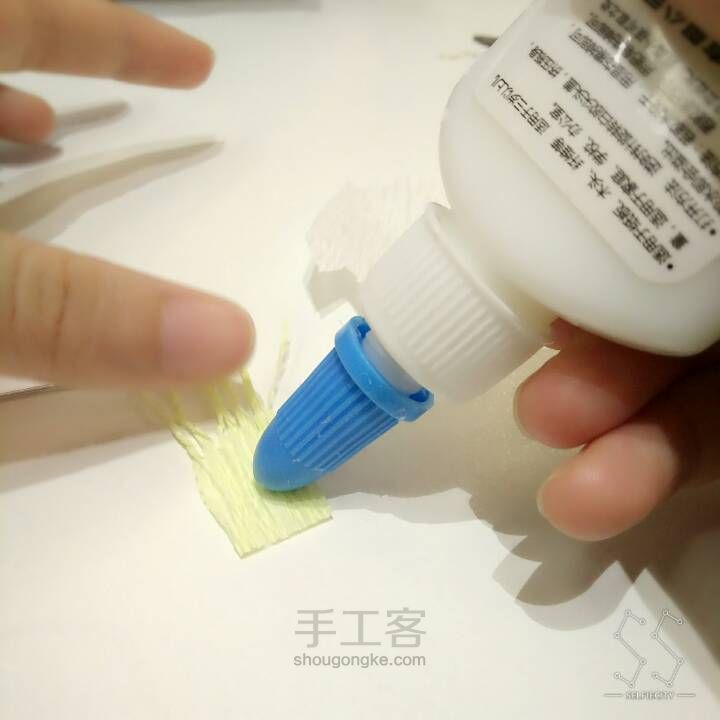 【纸艺花】铃兰花 第6步