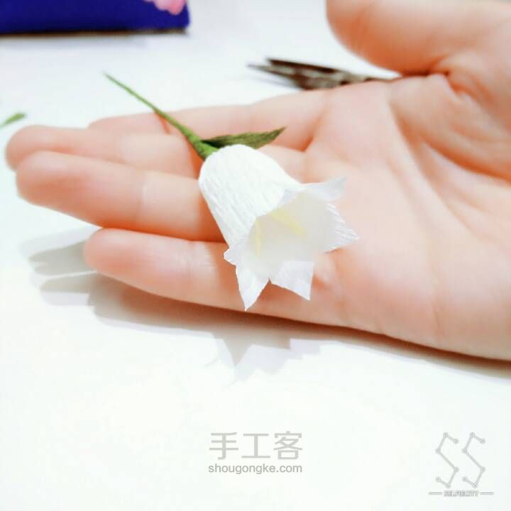 【纸艺花】铃兰花 第22步