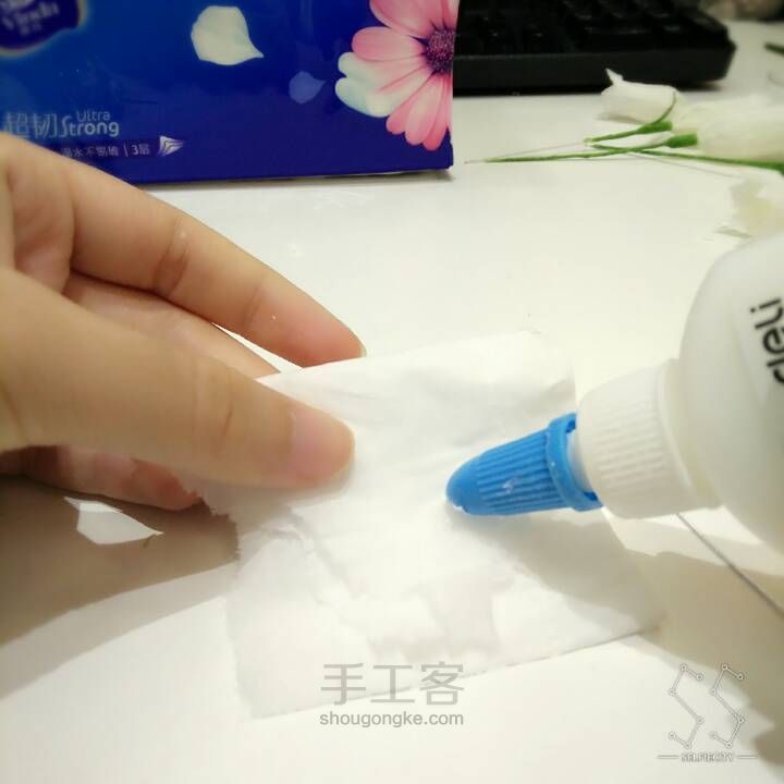【纸艺花】铃兰花 第23步