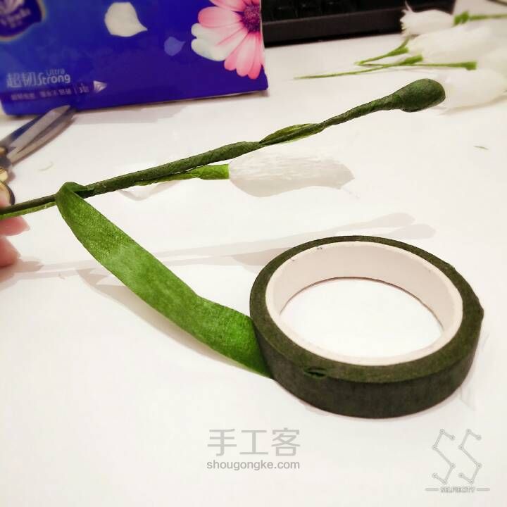 【纸艺花】铃兰花 第30步
