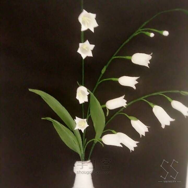 【纸艺花】铃兰花 第37步
