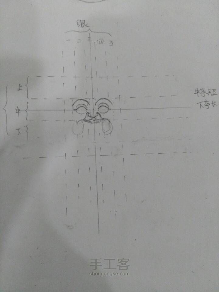 玉雕弥勒佛简单画法 第12步