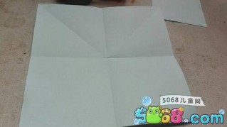 可爱的猫咪纸盒的折纸方法 折纸盒子教程图解 第2步
