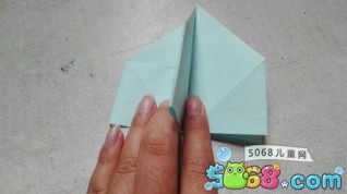 可爱的猫咪纸盒的折纸方法 折纸盒子教程图解 第7步