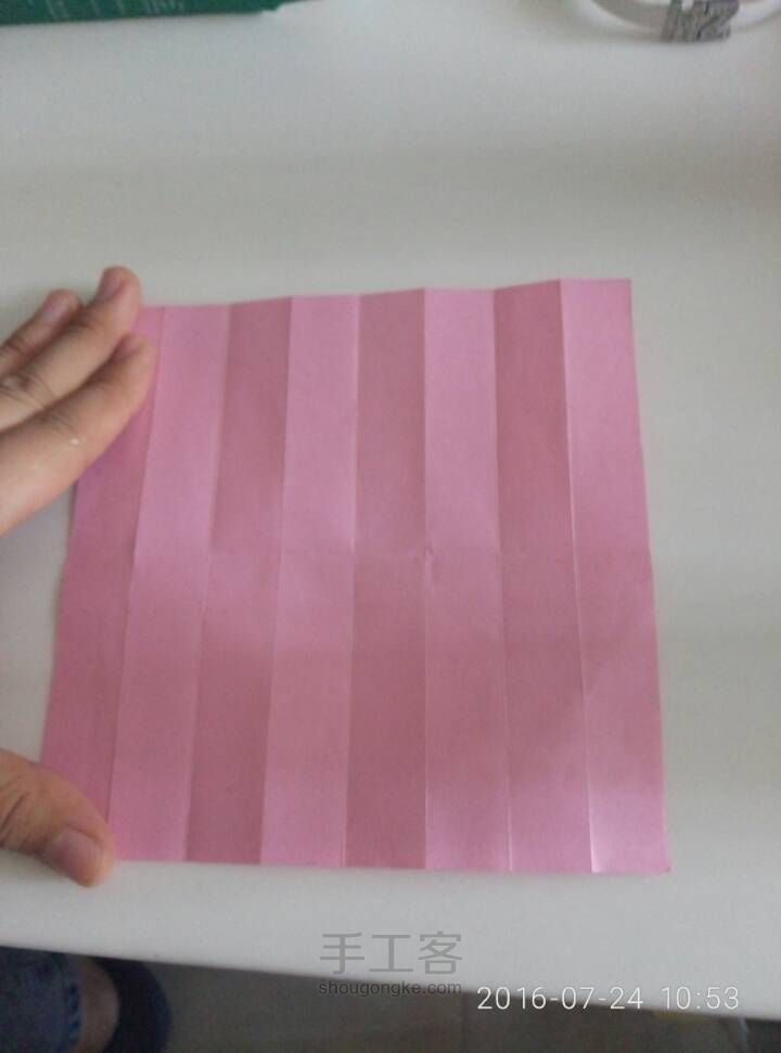 折纸玫瑰 第1步