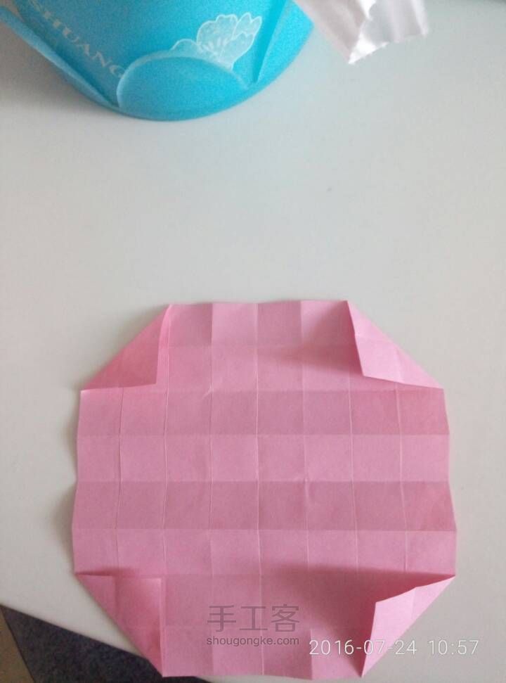 折纸玫瑰 第4步