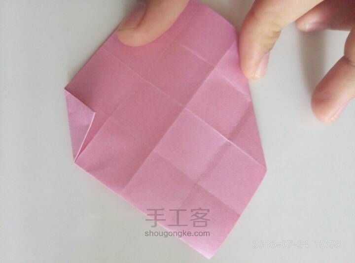 折纸玫瑰 第8步