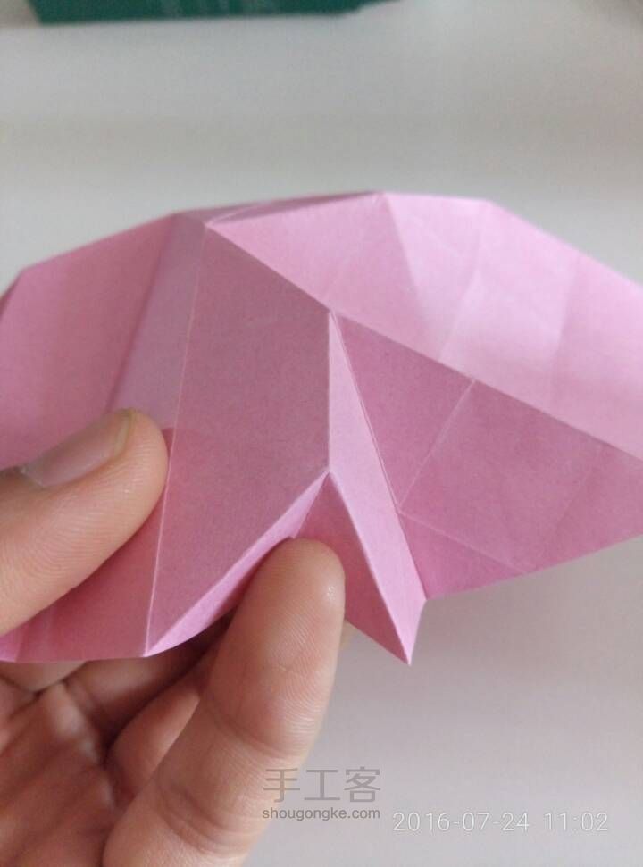 折纸玫瑰 第19步