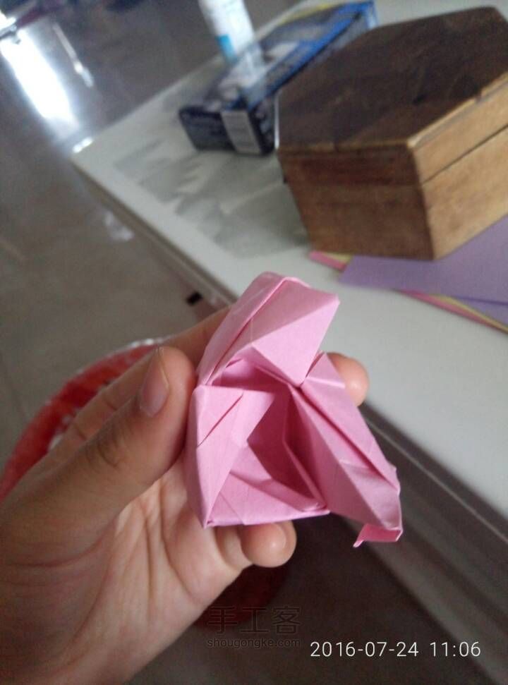 折纸玫瑰 第31步