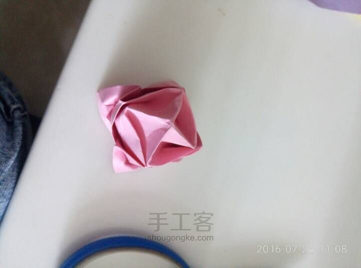 折纸玫瑰 第37步