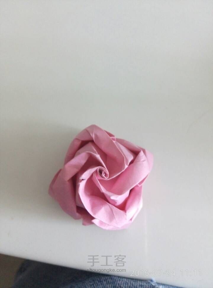 折纸玫瑰 第42步