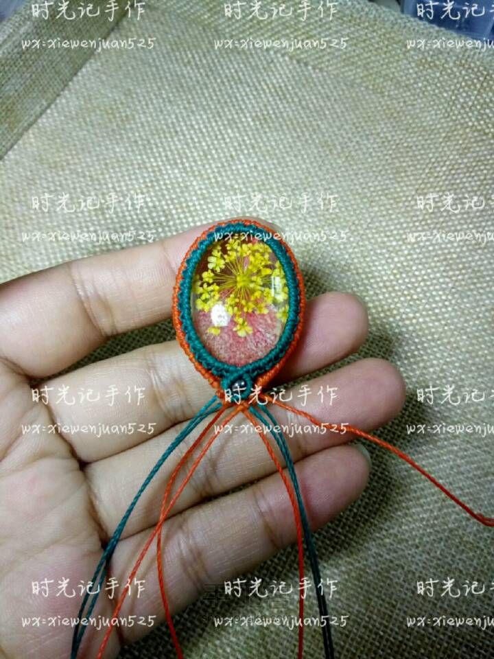 时光记水晶永生花项链1 第8步