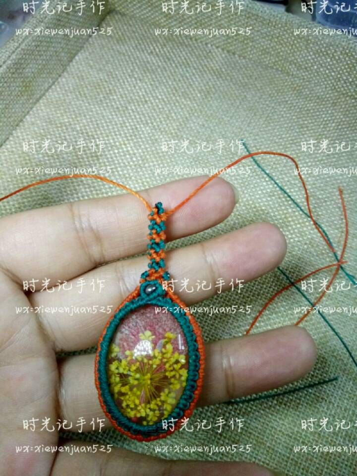 时光记水晶永生花项链1 第10步