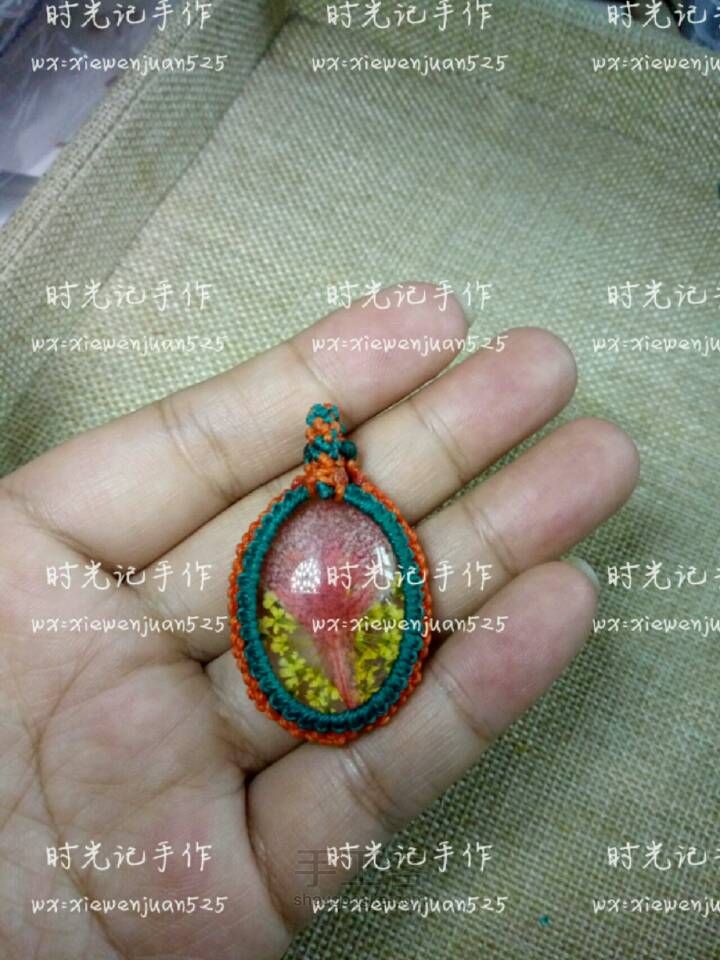 时光记水晶永生花项链1 第13步