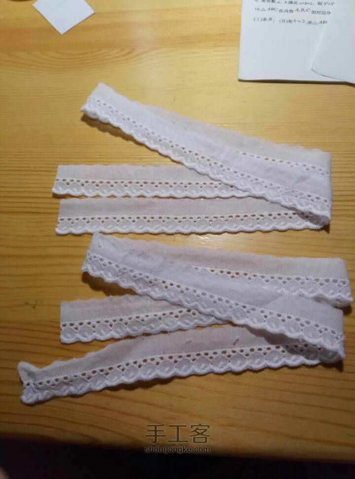 六分Lolita风裙子（上）白色立领衬裙 第12步