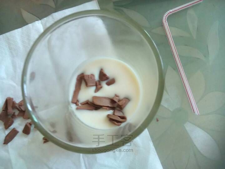 巧克力酸奶抹茶棒牛奶 第3步
