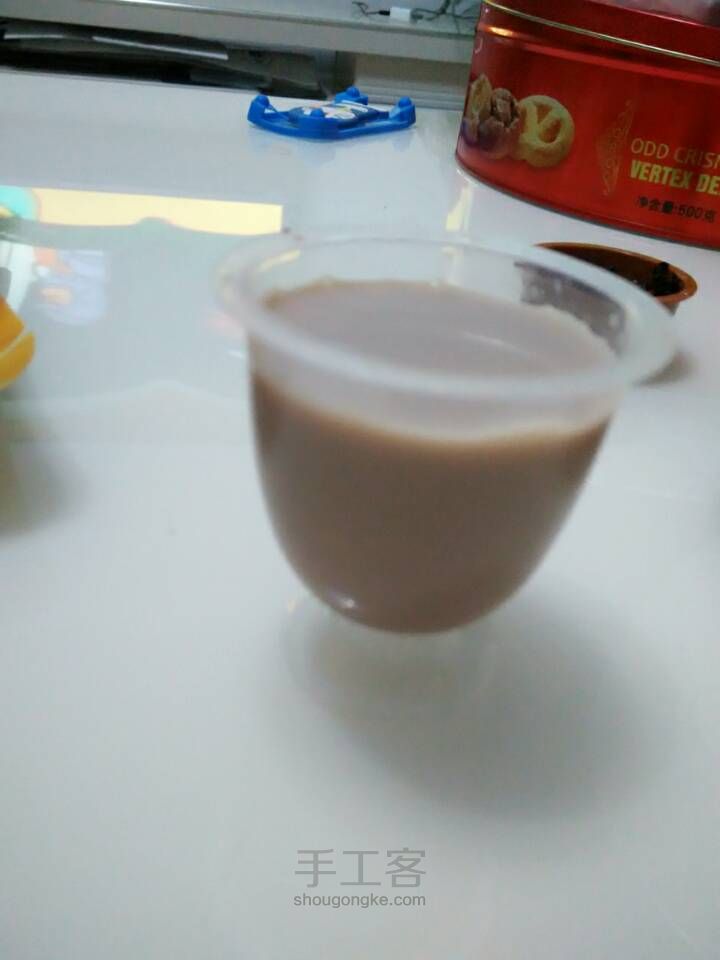 巧克力糖豆奶茶 第9步