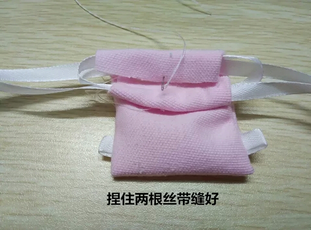抽绳包（转） 第7步