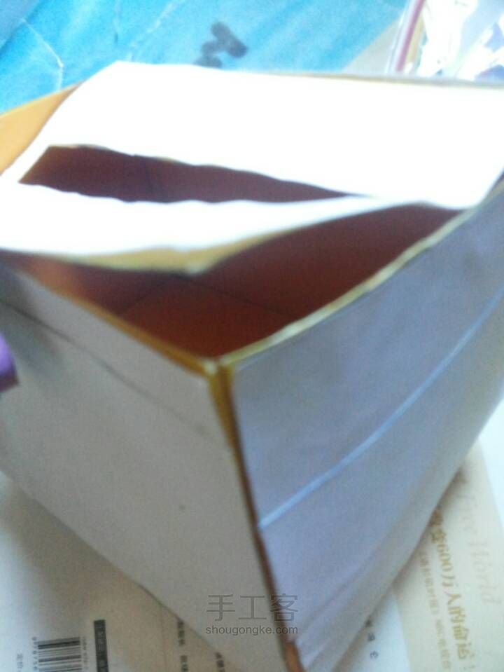 衍纸纸巾盒 第6步