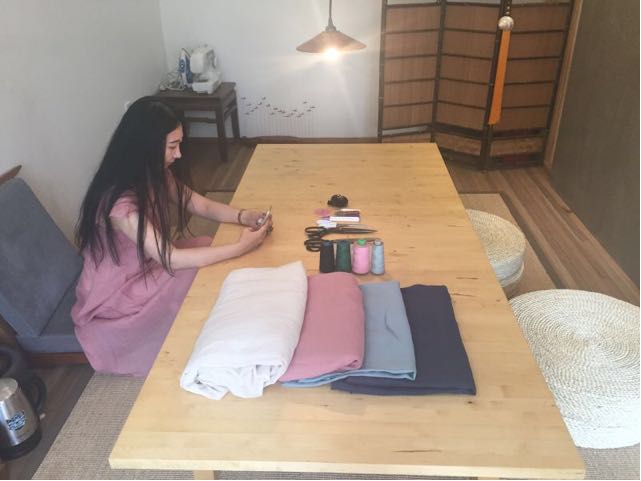 小飞袖立领茶服制作图解 第32步