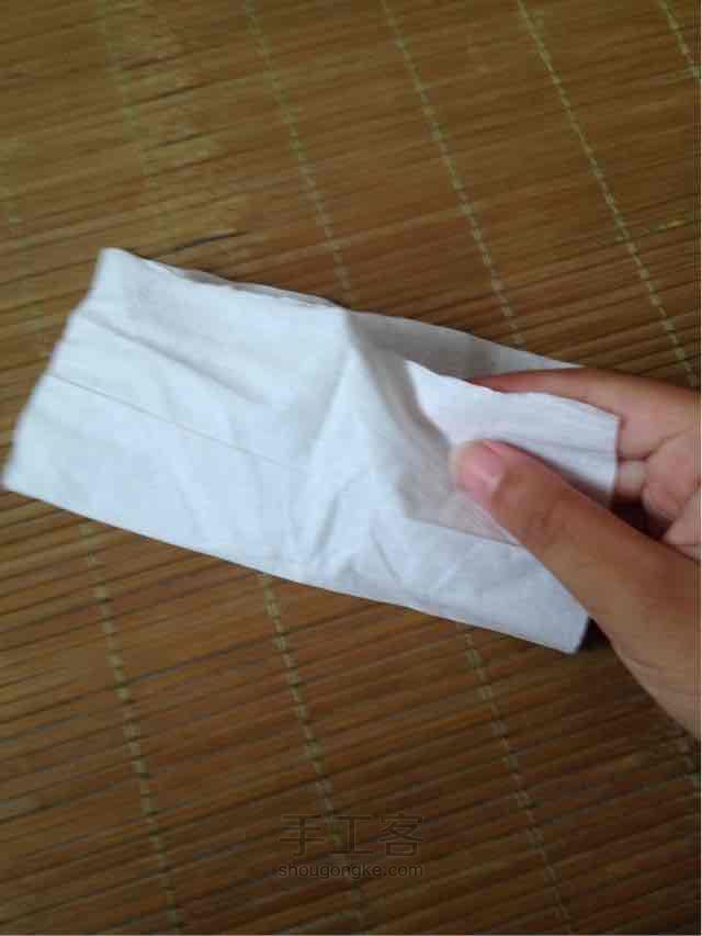 纸巾天鹅 第2步