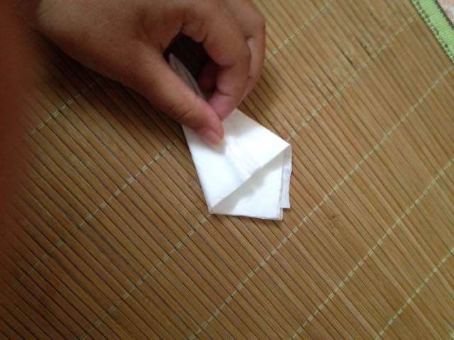纸巾天鹅 第4步