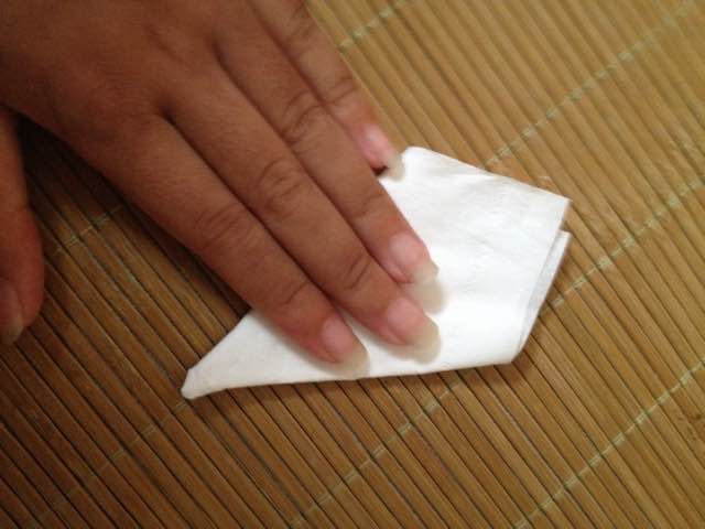 纸巾天鹅 第5步