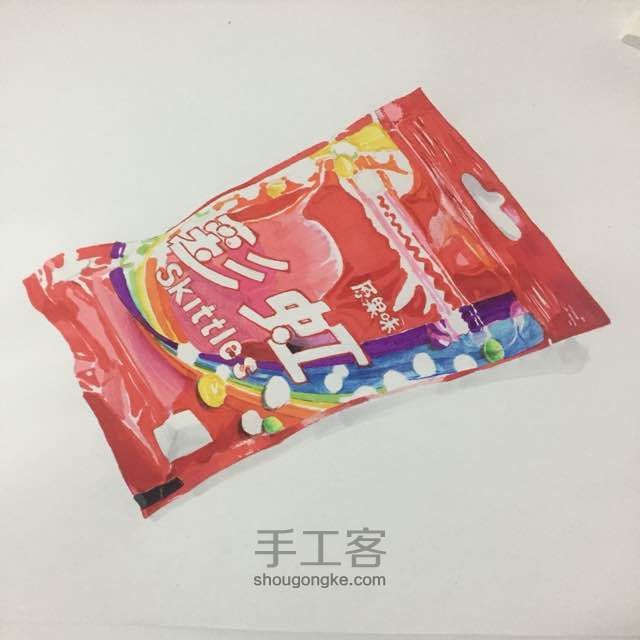 手绘 那些年的零食 四 彩虹糖 第8步