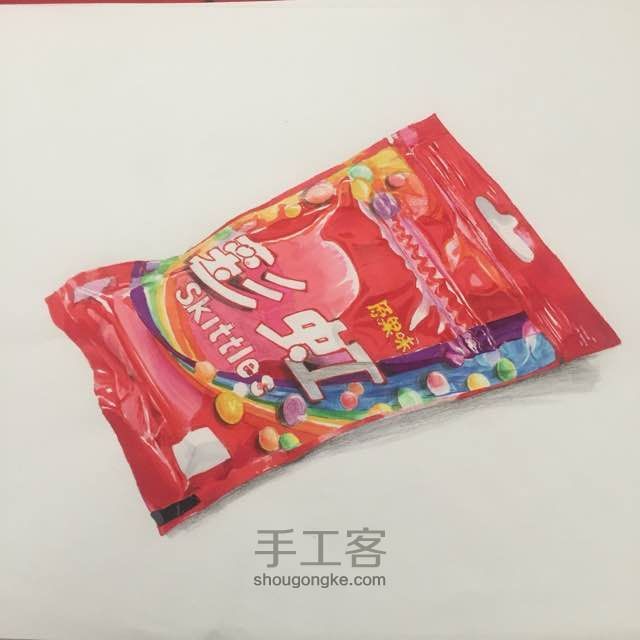 手绘 那些年的零食 四 彩虹糖 第12步