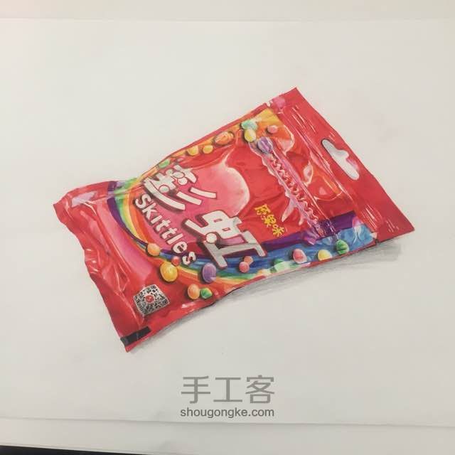 手绘 那些年的零食 四 彩虹糖 第15步