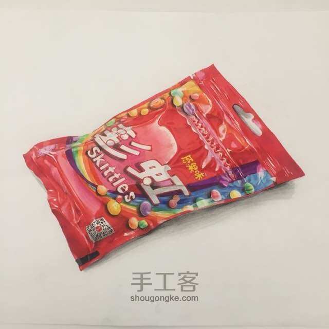 手绘 那些年的零食 四 彩虹糖 第17步