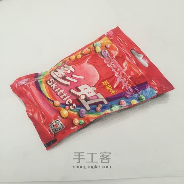 手绘 那些年的零食 四 彩虹糖 第18步