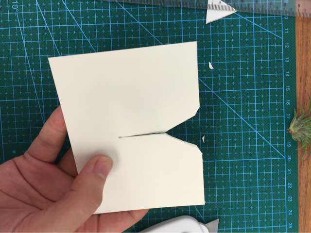 一张纸做超简易的空凤支架～ 第8步