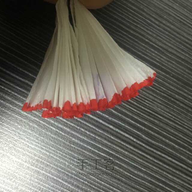 （纸花系列五十二）康乃馨做法 第5步