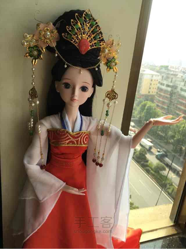 3分娃古风发簪 第11步