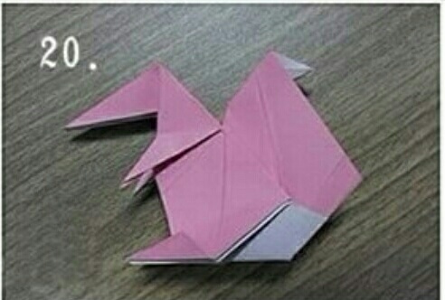 折纸松鼠 第5步