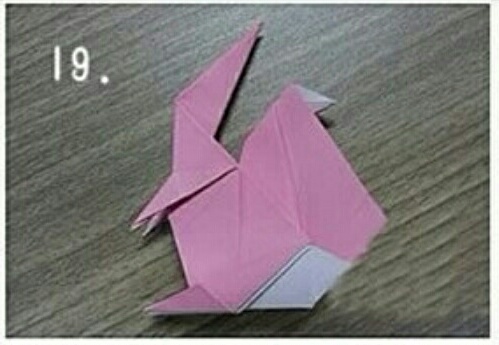 折纸松鼠 第4步